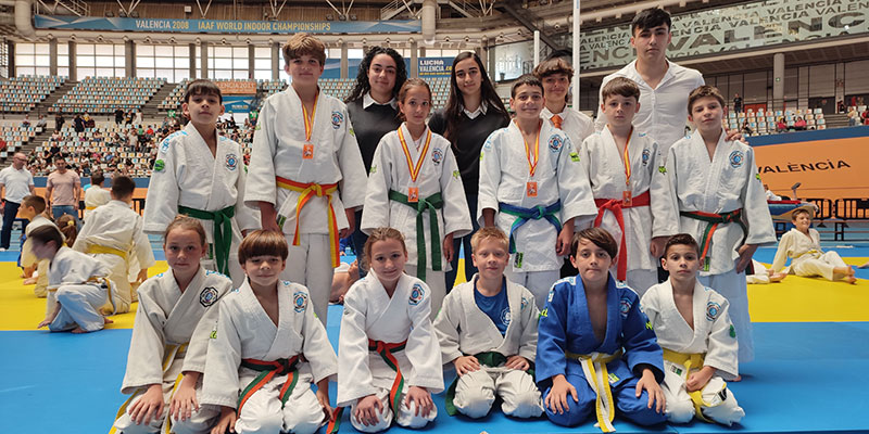 Final de liga autonómica de judo con 11 medallas para el Nozomi