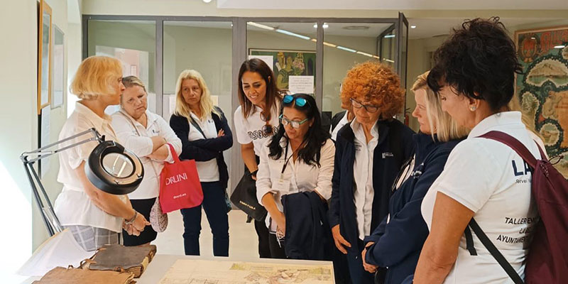 Alumnas y personal del Taller de Empleo ‘La Bella Lola’ visitaron el MARQ