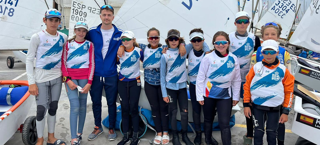El RCNT, 4º y 6º en el Autonómico por equipos de Clubes para la clase Optimist