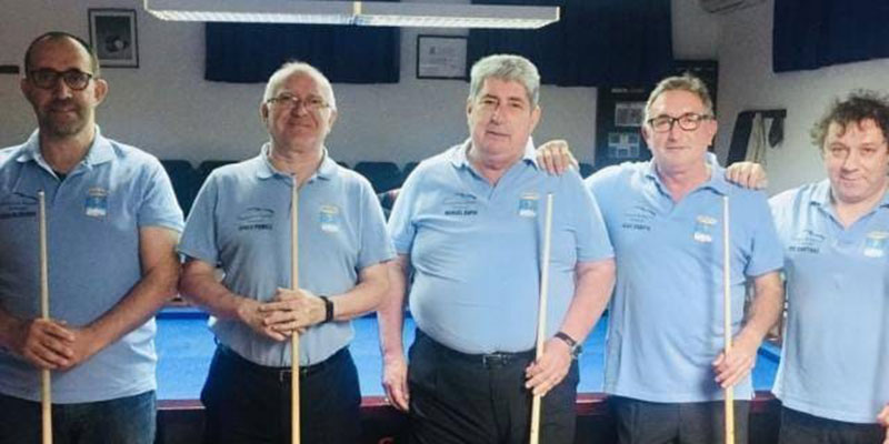 El Club de Billar Torrevieja logra ascender a sus equipos a división de honor y primera división autonómica