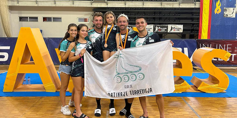 Carlos Hernández, del Club de Patinaje, subcampeón de España en speed slalom