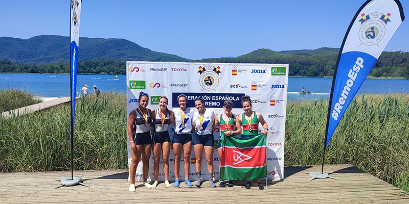 Oro y plata para el RCNT en el Campeonato de España de Remo Olímpico