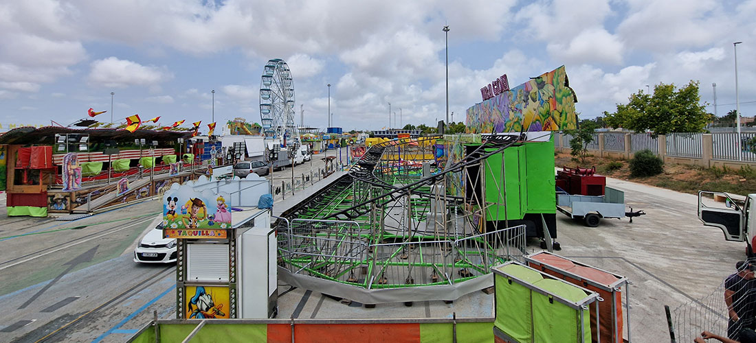 La feria de atracciones se estrena en el parque «Antonio Soria»