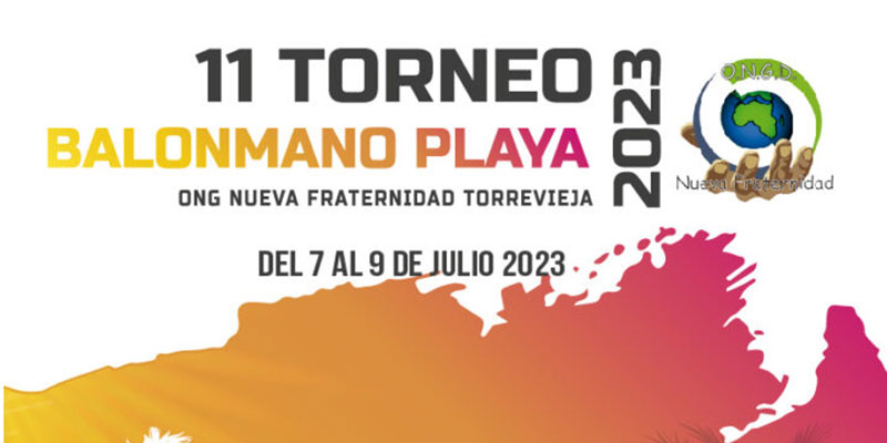 11º Torneo Balonmano Playa “Nueva Fraternidad”