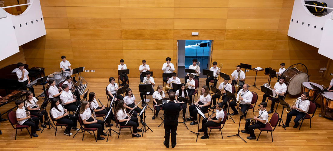 ‘Música als Pobles’ con la banda juvenil de la UMT