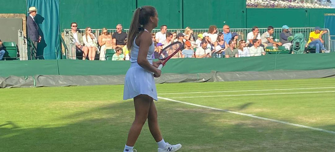 Debut de Charo Esquiva en el torneo Wimbledon Junior