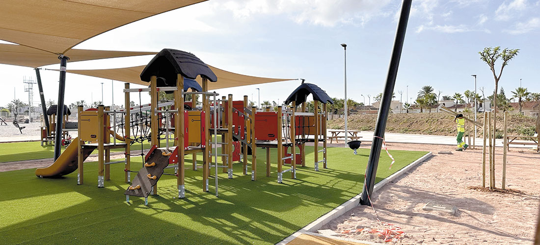 A buen ritmo las obras de ajardinamiento y ordenación del nuevo parque de La Siesta