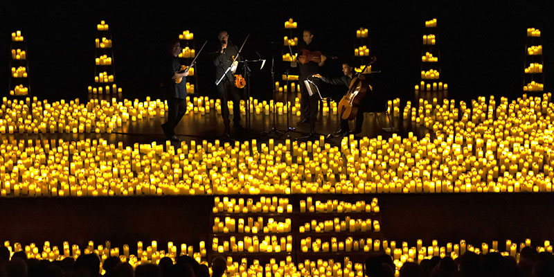 Los grandes éxitos de Zimmermann y Queen, a la luz de las velas