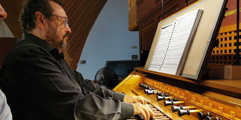 Exitoso concierto de Javier Artigas en el Festival Internacional de Órgano en el Sagrado Corazón