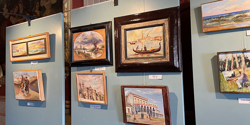 Rafael Martín vuelve a exponer sus obras en el Casino