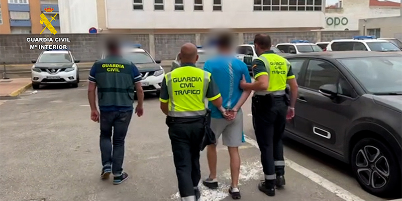 3331-DETENIDO Detenido el autor fugado de un accidente de tráfico en la N-332 donde murió una persona