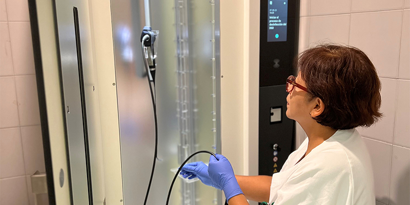 El Hospital incorpora una nueva plataforma automatizada de alta desinfección rápida mediante luz ultravioleta C
