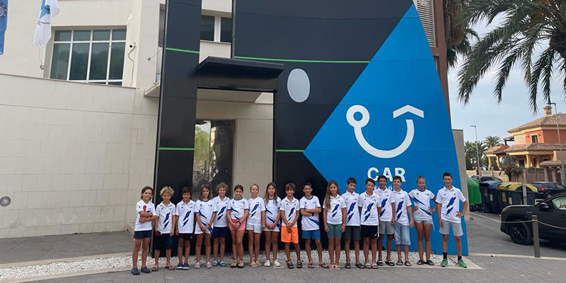 Concentración de pretemporada del equipo de Optimist en el CAR de Murcia