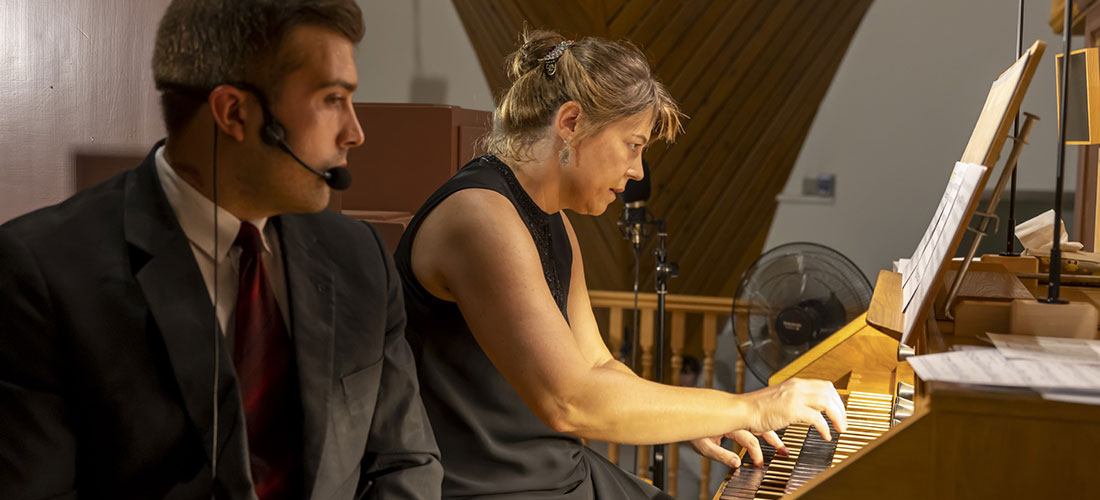 La vasca Ana Belén García deslumbró en el Festival Internacional de Órgano del Sagrado Corazón