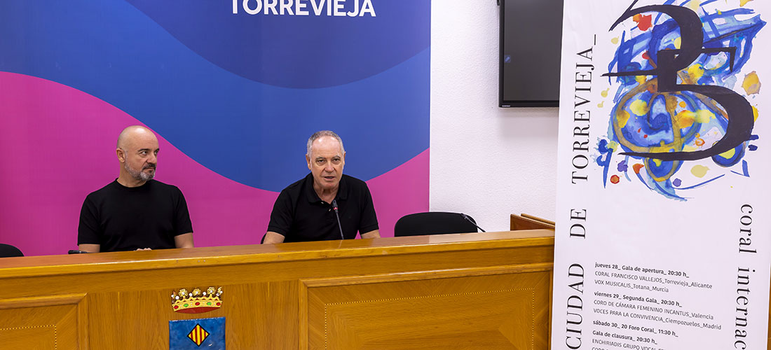 Del 28 al 30 de septiembre se celebra el 35º Encuentro Coral ‘Ciudad de Torrevieja’