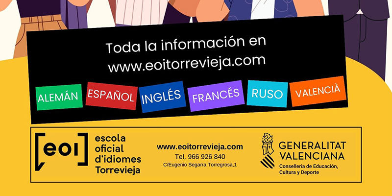 Comienza el curso en La Escuela Oficial de Idiomas de Torrevieja