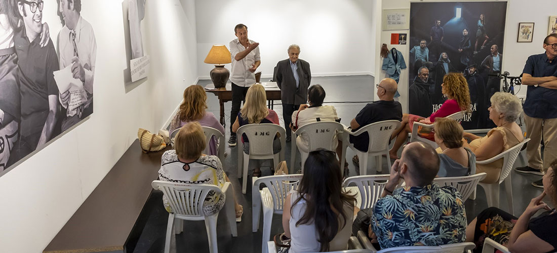 José Carabias y Carlos Urrutia pusieron voz a la lectura dramatizada de ‘Muerte bajo el sol’