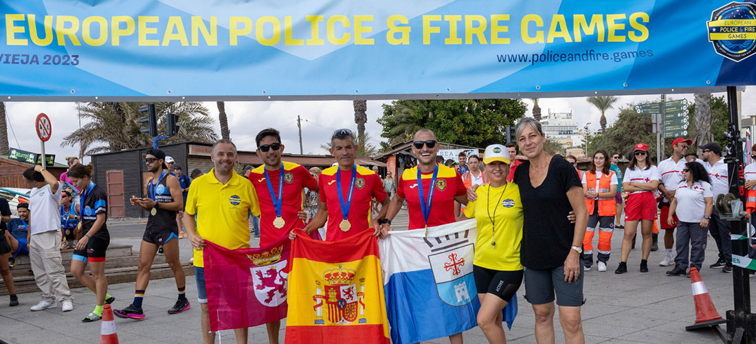 La media maratón de 21k cerró los IX Juegos Europeos de Policías y Bomberos