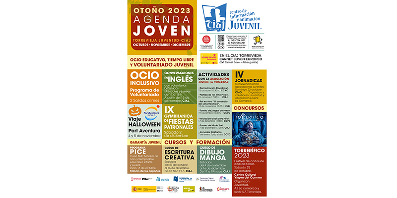 Juventud presenta  su Agenda Joven de Otoño 2023