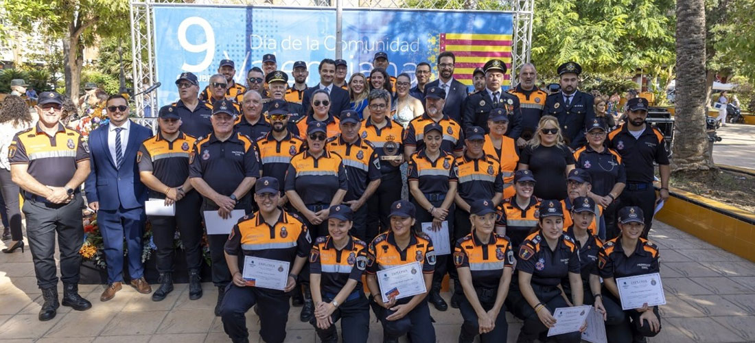 Se celebró conjuntamente el acto conmemorativo del Día de la Comunidad Valenciana y la entrega de reconocimientos de Protección Civil