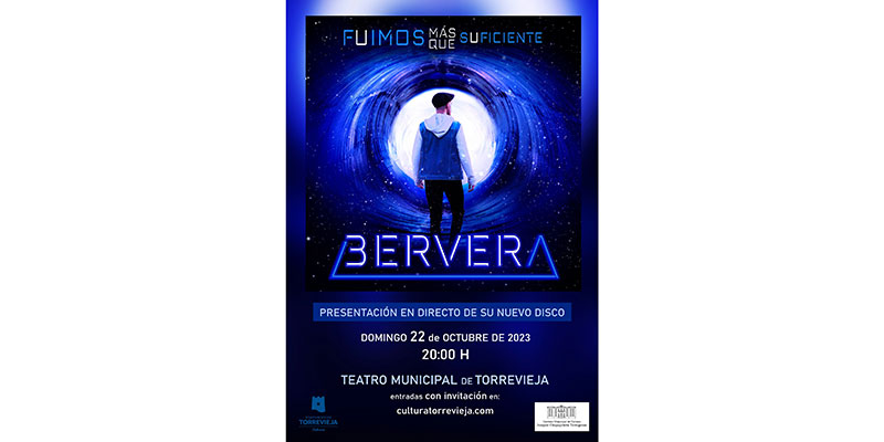 Bervera presenta «Fuimos más que suficiente» el día 22 en el Teatro Municipa