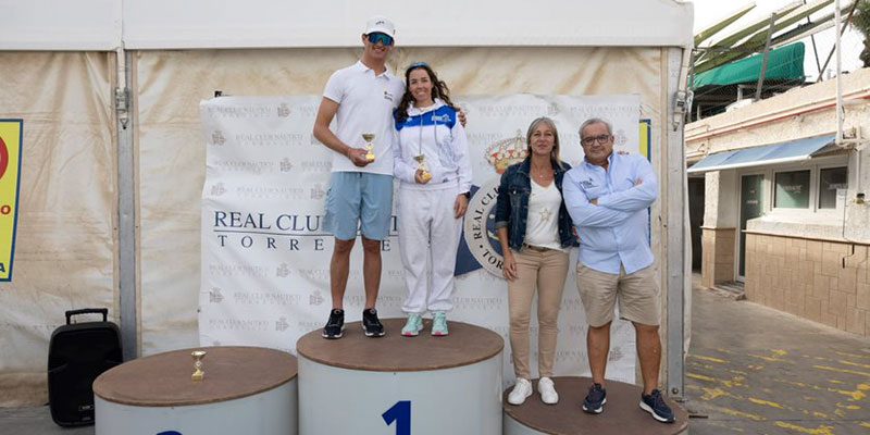 Ascen Roca, del RCNT, ganadora absoluta en féminas en ILCA 7 en la Copa Autonómica