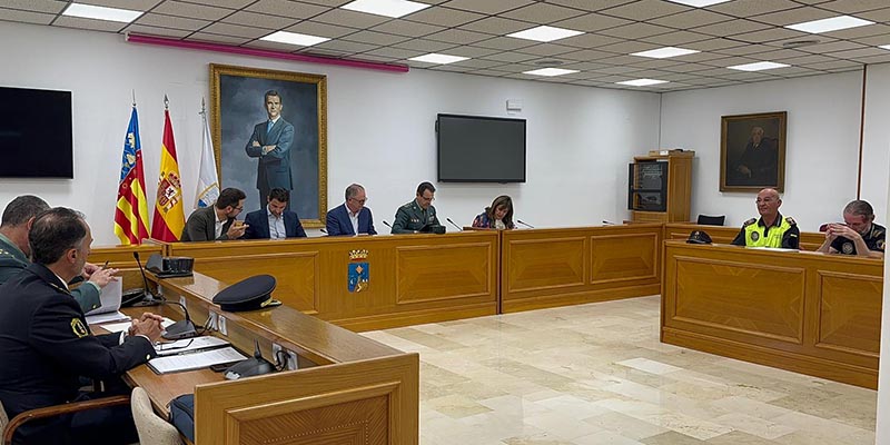 VA3338-JUNTA-LOCAL-SEGURIDAD Celebrada la Junta Local de Seguridad, con la asistencia del subdelegado del Gobierno, Carlos Sánchez Heras