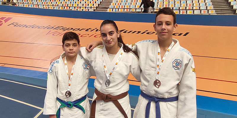Tres medallas para el Judo Club Nozomi en Valencia