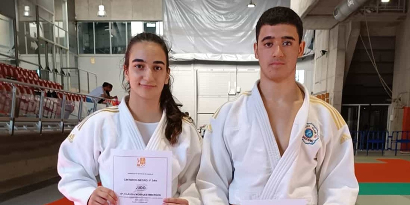 Dos nuevos cinturones negros para el Judo Club Nozomi