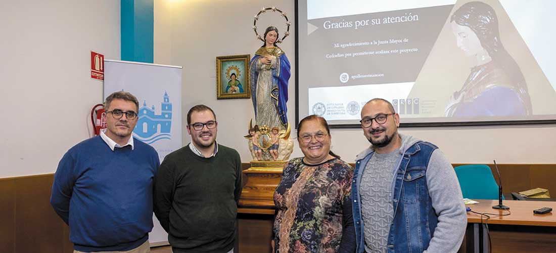 Restaurada la imagen de La Purísima donada por Tomás Valcárcel