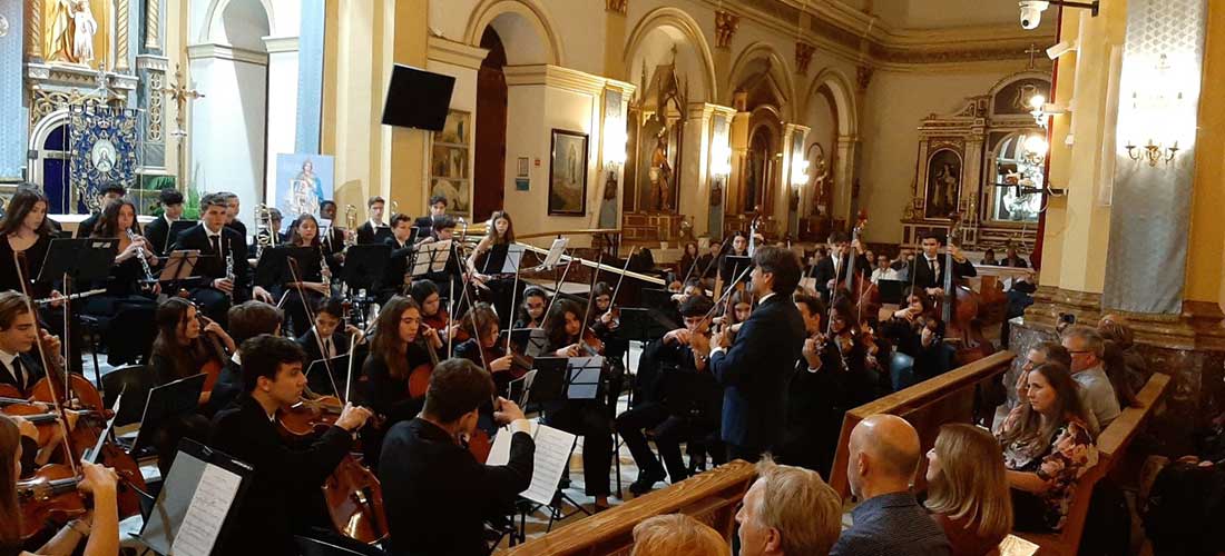va3342-JOVEN-ORQUESTA-PROVINCIA-ALICANTE La Orquesta de Jóvenes de la Provincia de Alicante actuó ante la Inmaculada