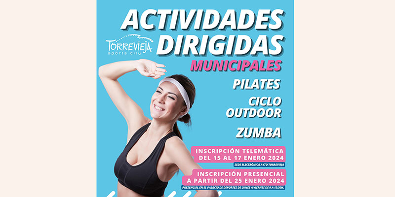 Abiertas las nuevas inscripciones para las actividades dirigidas municipales