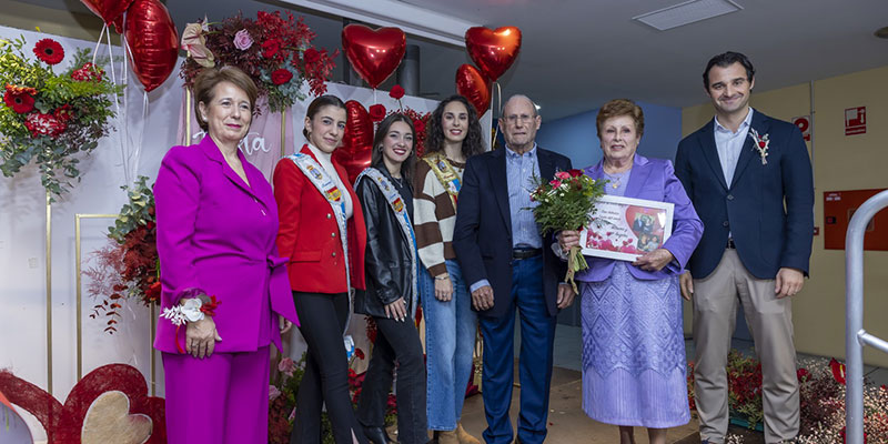 Homenaje por San Valentín a las parejas con más años de casados