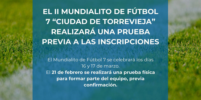 Prueba previa para el II Mundialito de Fútbol 7