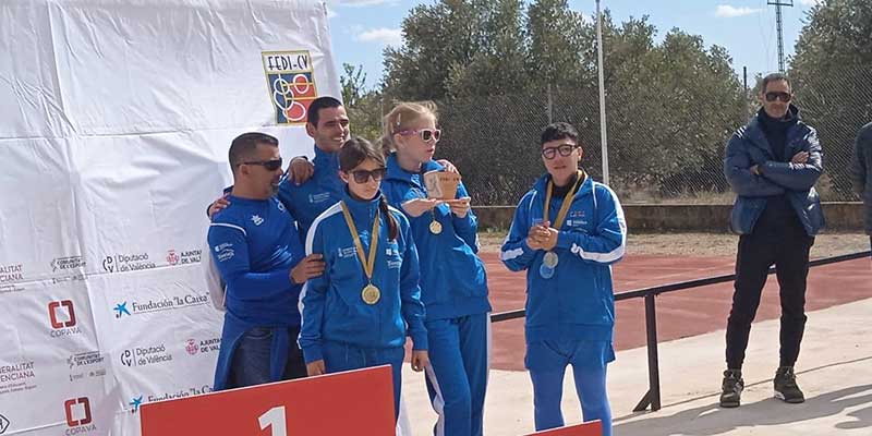 Seis medallas para el Club CADA en el Campeonato de Atletismo Fedi-CV