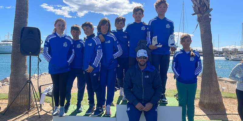 Juan Francisco Chumilla, bronce general y plata en sub16 en la Optiorange Optimist Valencia