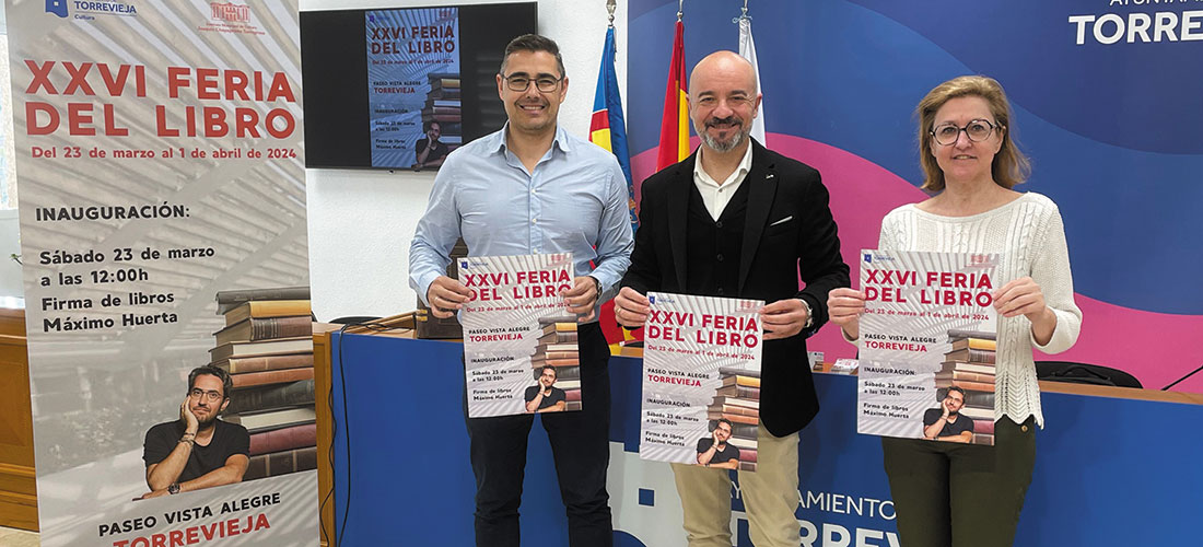 Abre sus puertas la XXVI Feria del Libro de Torrevieja