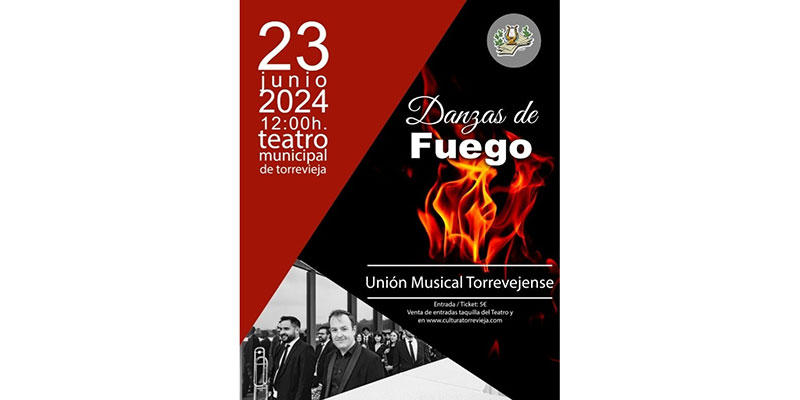 La Unión Musical Torrevejense presenta el concierto  “Danzas del fuego”