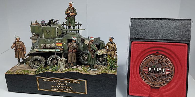 Grandes premios para Rafael Aracil en el concurso de modelismo  “Ciudad de Elche”