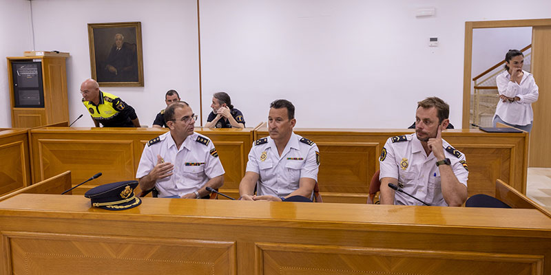 Celebrada la Junta Local de Seguridad, con la asistencia del Subdelegado  del Gobierno, Juan Antonio Nieves