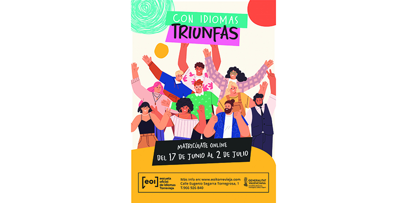 va3367-EOI TORREVIEJA CARTELES 2024_ ¡Inscríbete en la Escuela Oficial de Idiomas de Torrevieja para el curso 2024/2025!