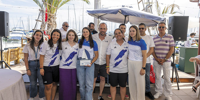 Oro para la embarcación del RCNT patroneada por Irene Sánchez en  la regata autonómica de monotipos