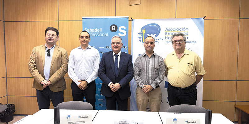 Banco Sabadell renueva  su compromiso con  la Asociación de Hostelería