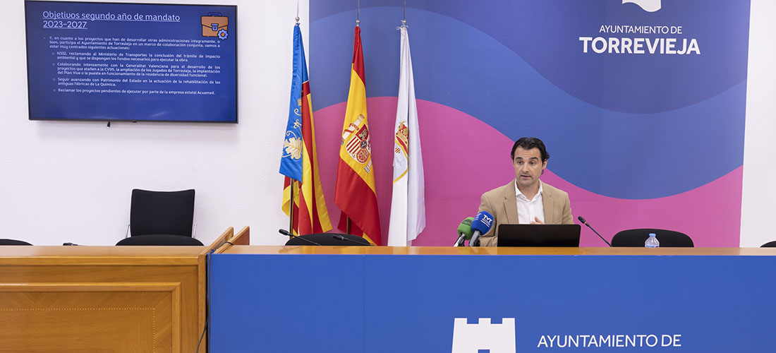 El alcalde hace balance  de gestión del primer año del mandato