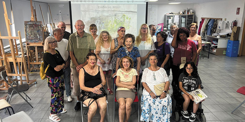 Charla del Artista Pintor Frédéric Belli