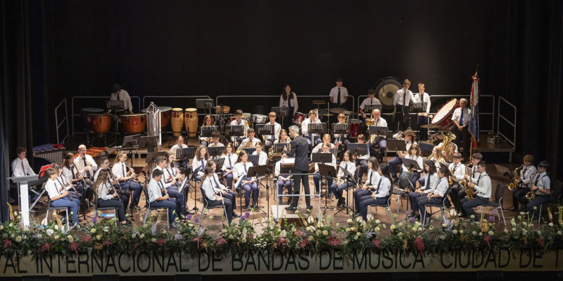 El Festival Internacional de Bandas de Música finaliza hoy con un gran concierto conjunto