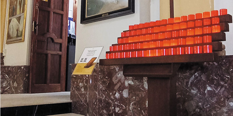 Se le podrán poner velas a la Purísima a través de una app