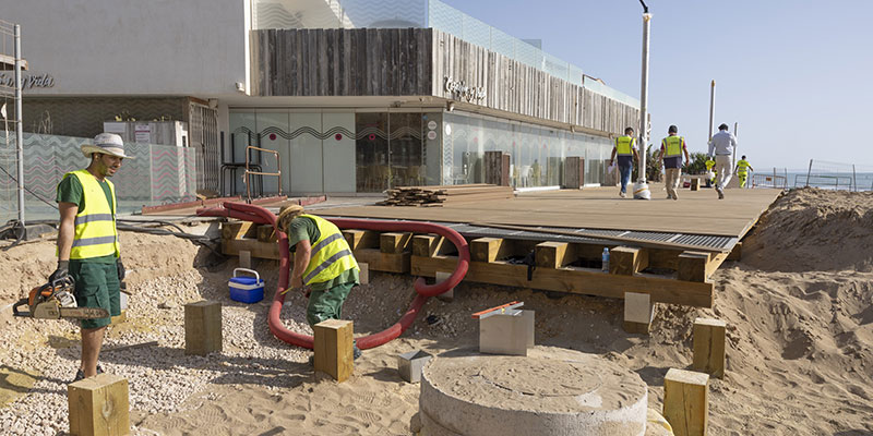 Anuncian la apertura del tramo de la senda peatonal de La Mata desde la Avenida de los Europeos hasta la Avenida de los Holandeses