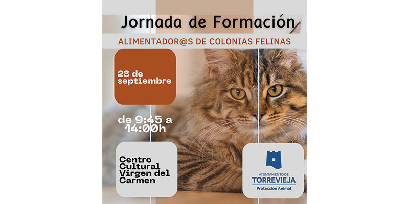 La Concejalía de Protección Animal organiza una jornada de formación sobre la alimentación de colonias felinas