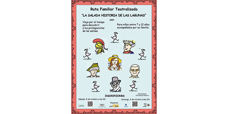 va3383-Cartel Rutas teatralizadas de la historia de las salinas en familia